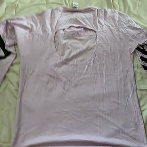 VS PINK OPEN BACK LONG SLEEVE